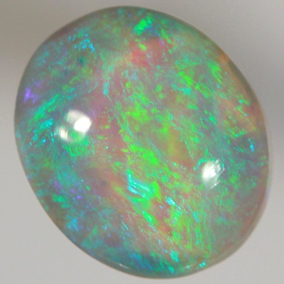 SOLID CRYSTAL OPAL Bright sparkling fire in 3D pattern